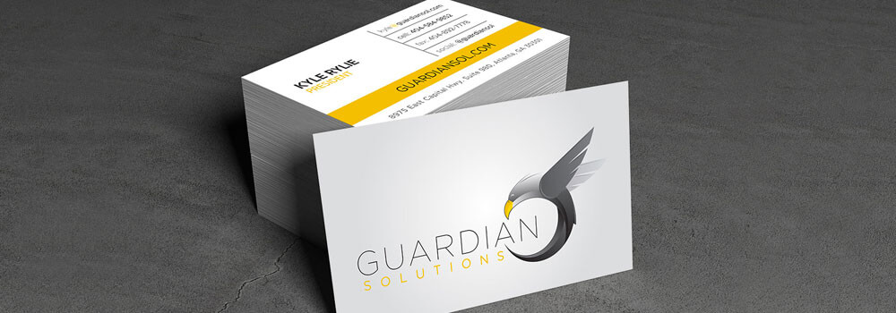 A recent customer came to us with a need for a logo. They are a new company called Guardian Solutions who offer financial planning, located in Atlanta.