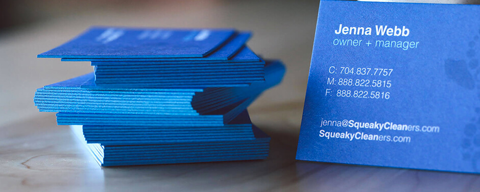 Standout with our Painted Edge Business Cards. Choose from a variety of edge color options.