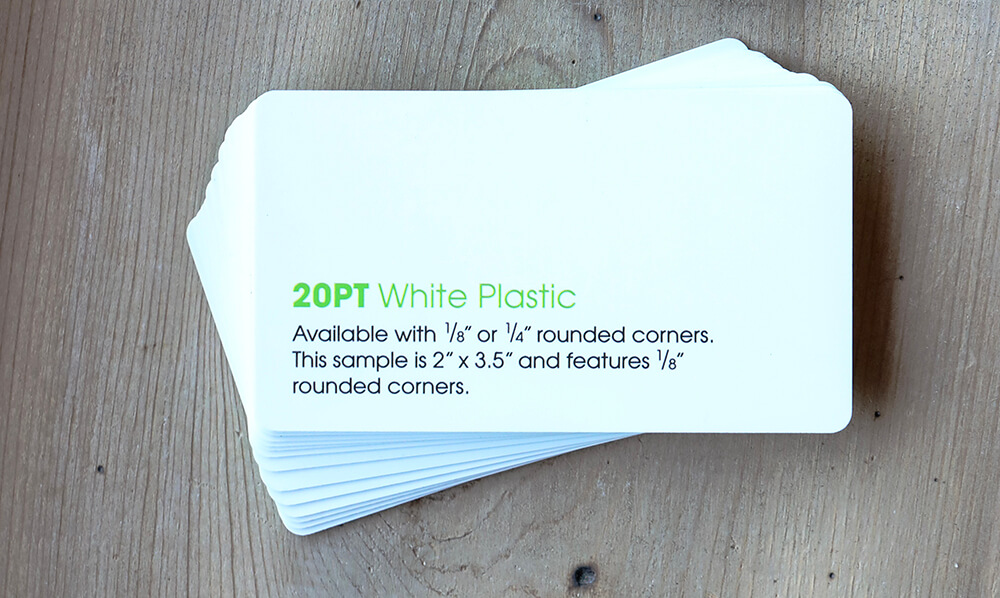 Not sure if plastic business cards are right for you? Check out the options that we offer.