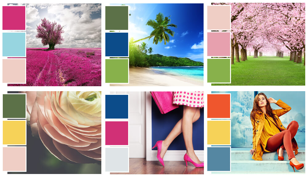 Pantone Spring Color Swatches