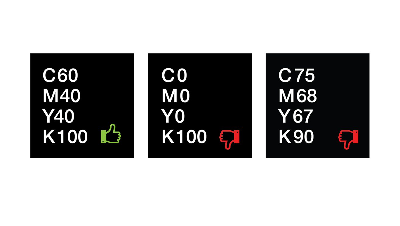 Printing a true or rich black can be tricky, so we’re breaking down CMYK configurations for our suggested rich black CMYK build .