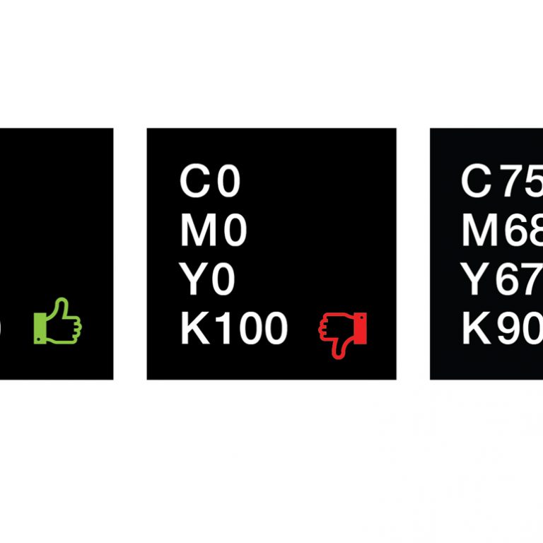 Printing a true or rich black can be tricky, so we’re breaking down CMYK configurations for our suggested rich black CMYK build .