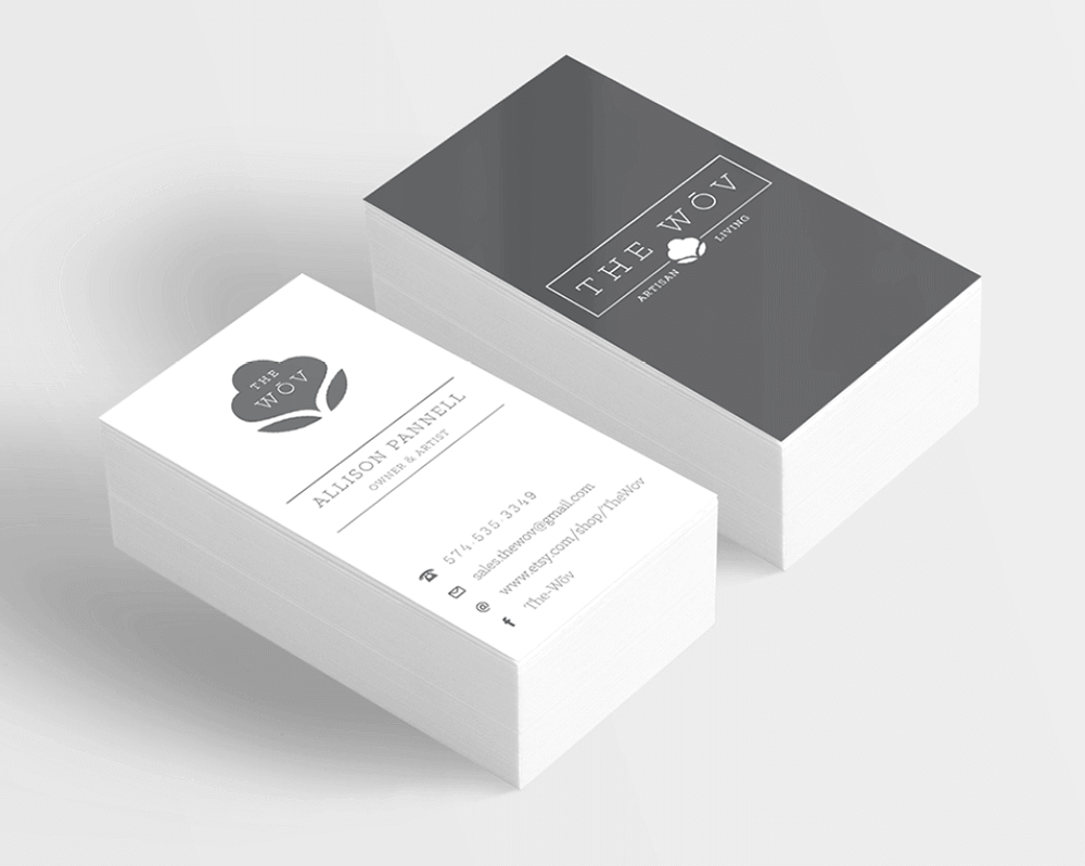 Mitzi Wickersham Designed these beautiful, simple and functional custom business card.