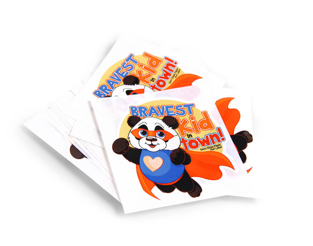 Custom Printed Roll Labels Make a Client Smile with Custom Shaped Roll Labels