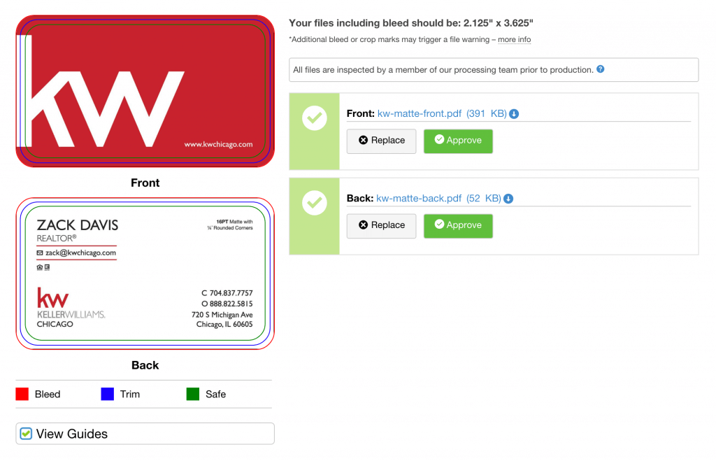 Check File Bleed with Uploader Feature