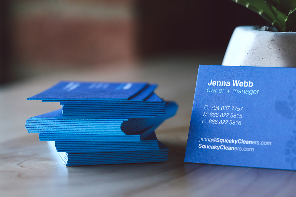 Get noticed with our 32PT thick business cards. Painted edge cards are available with a variety of edge color options. 