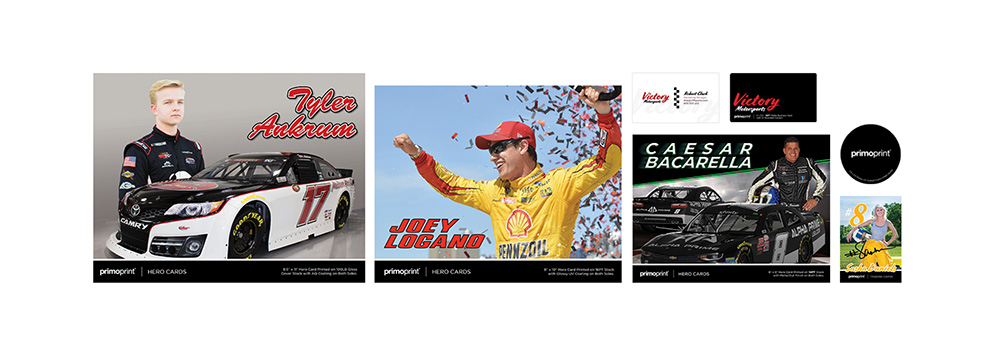 Complete our form to receive a free Hero Card sampl epacket including Hero Cards, Trading Cards, Business Cards and Stickers.