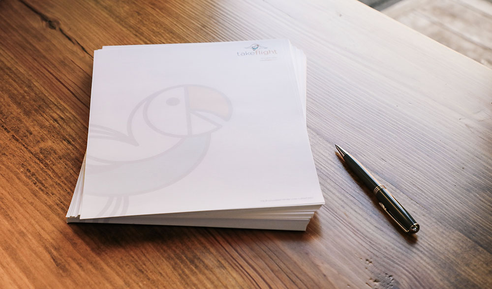 Printed stationery and business letterhead is a great customer service tool for every business because it conveys an image of strength and longevity.