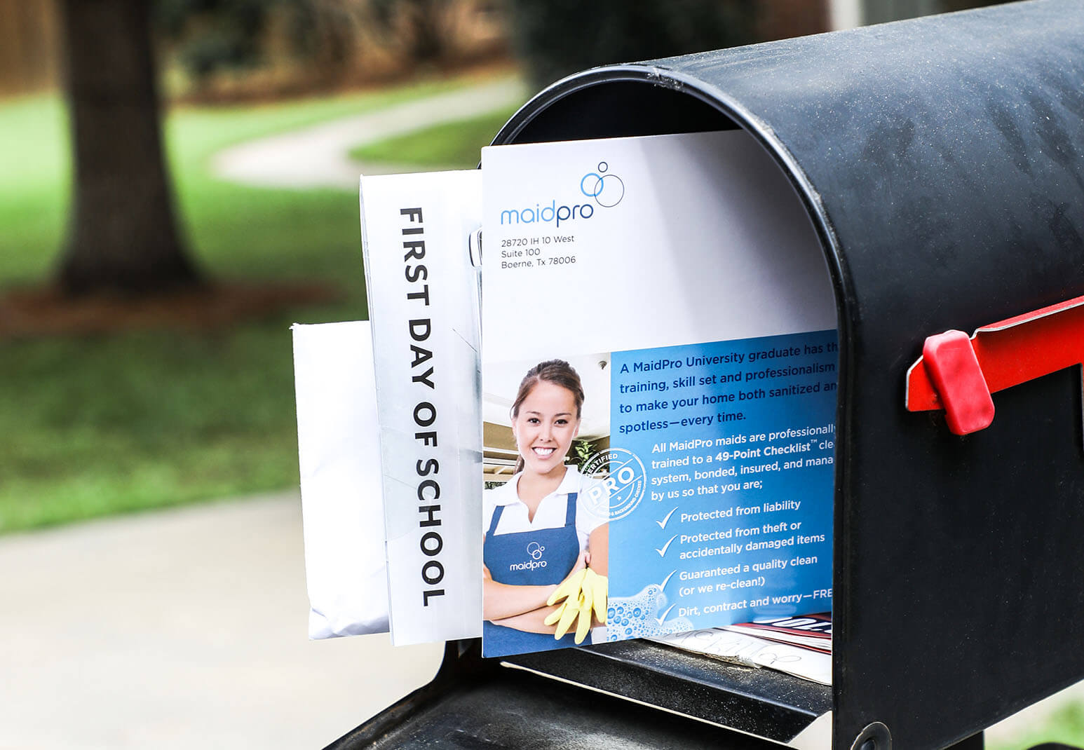 MaidPro uses Every Door Direct Mail to reach new and potential customers. 