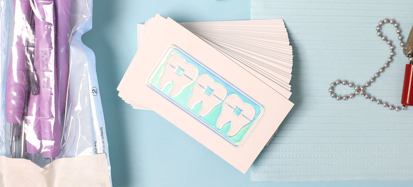 holographic foil greeting cards inviting: letterpress boutique