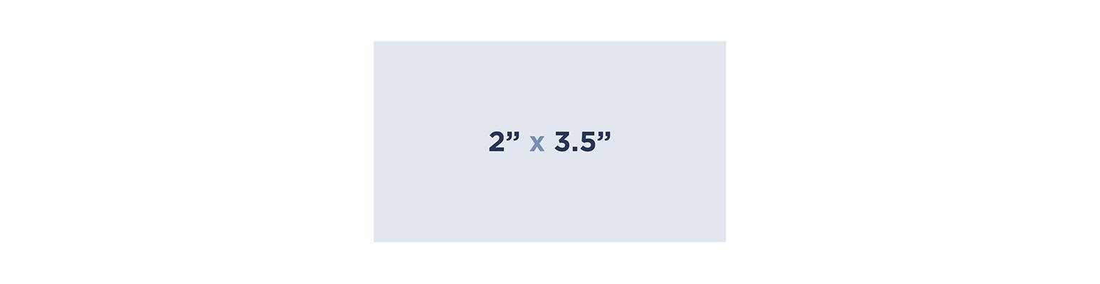 Which are the most popular business card dimensions? It's the 3.5” x 2” making it a common size when it comes to printing business cards for US and Canada.