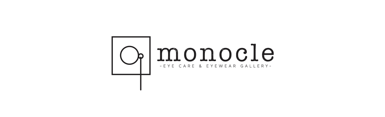 The finale version of the custom business logo for Monocle Eye Care & Eyewear Gallery.