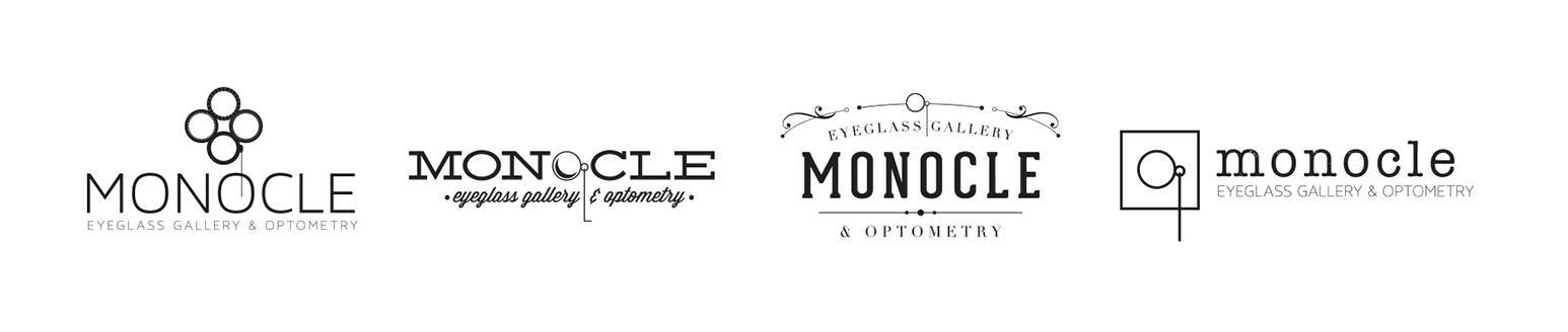 Custom logo options for Monocle Eye Care & Eyewear Gallery