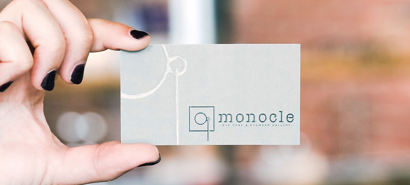 Take a look at our Custom Logo Design for Monocle Eye Care and Eyewear Gallery