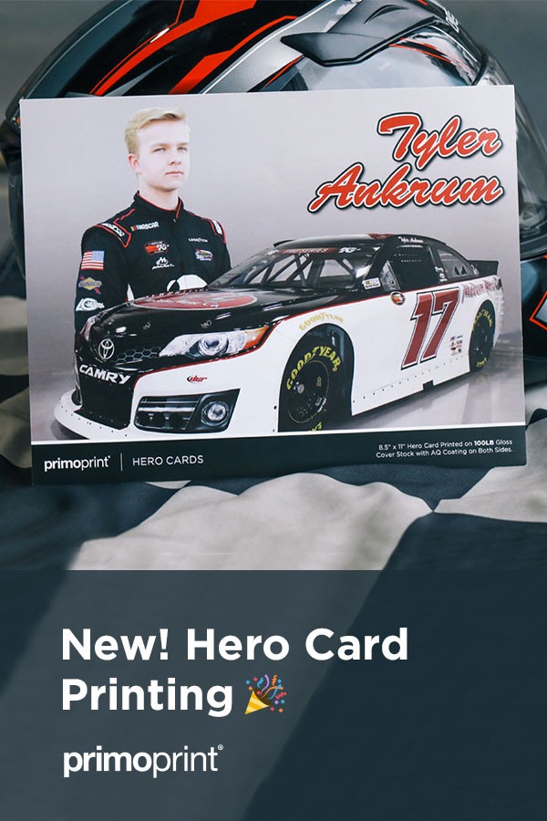 Located in the Heart of NASCAR, we’re thrilled to announce our newest product line for the racing industry: Hero Cards!