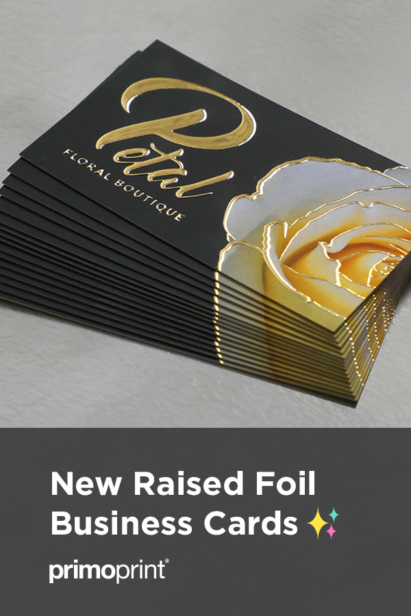 Introducing Gold, Silver, and Holographic Raised Foil Printing