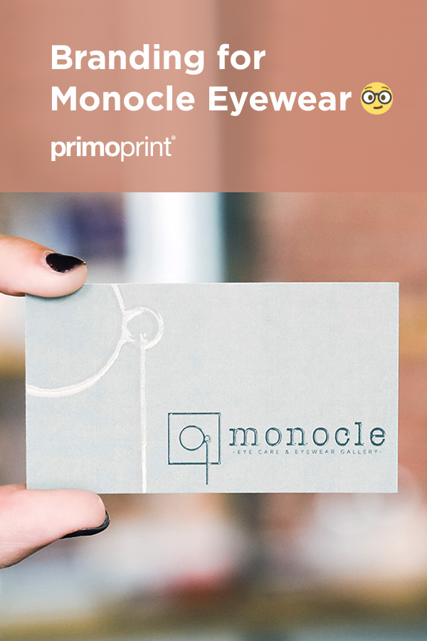 Our design team worked with Monocle Eye Care & Eyewear to create a custom logo for their marketing materials.