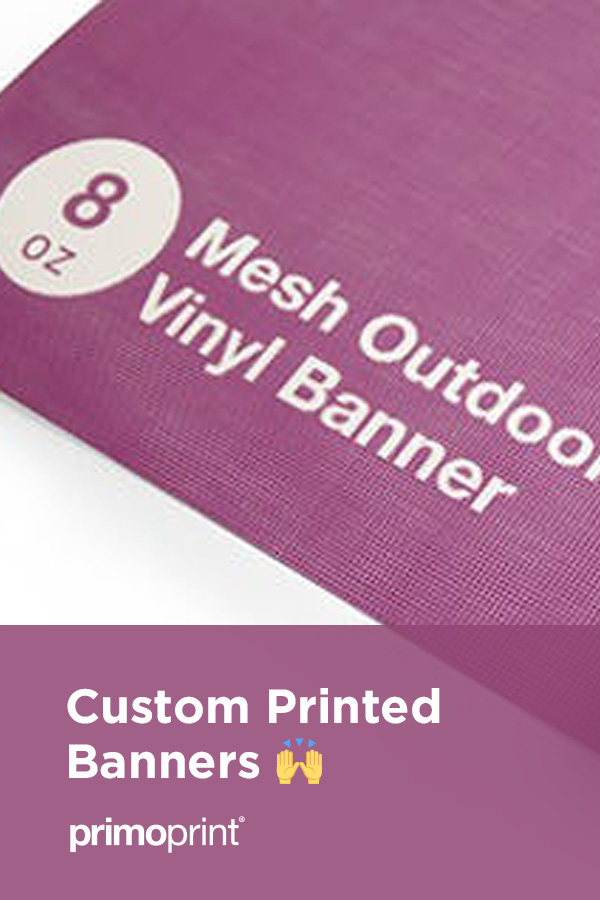 We now offer premium custom indoor and outdoor vinyl banners!