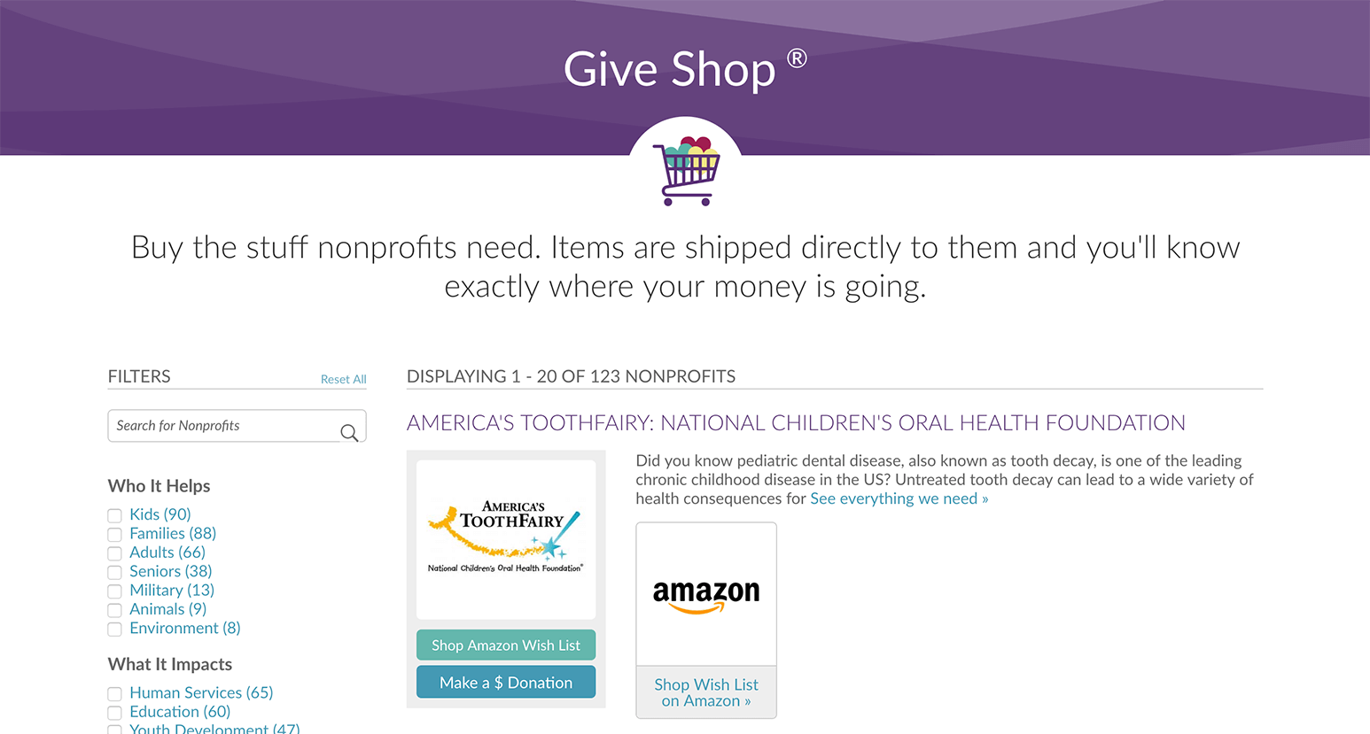 A simple way to participate is to buy items nonprofits need. SHARE Charlotte calls this Shop for GOOD.