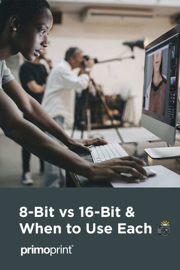 We discuss the difference between 8-bit and 16-bit images and which is best for your print project.