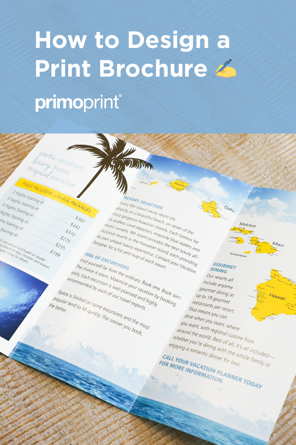 Learn how to design an effective brochure.