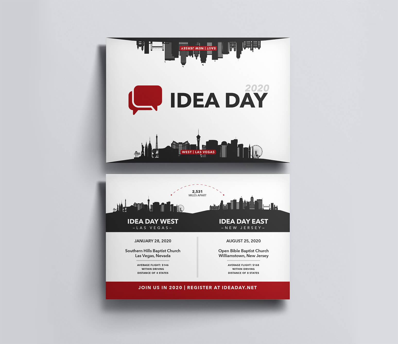 Idea Day Postcard designed by Stephen Houk Designs.