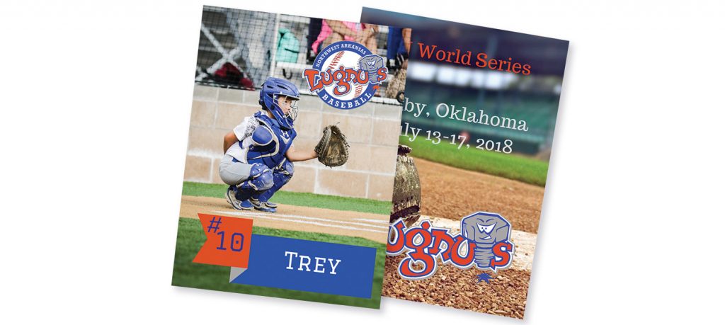 Custom baseball cards create a keepsake of the season they spent playing with their fellow teammates.