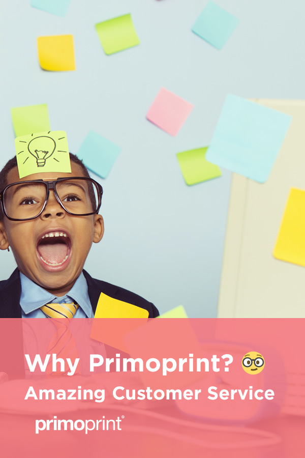 Learn more about Primoprint's customer service and their team. 