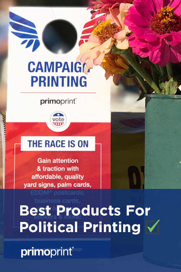 Find out which print products are recommended to reach new and potential voters.