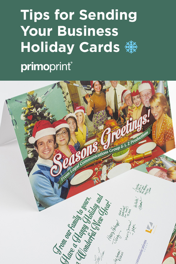 We've listed some helpful tips to get you in the right mind-set for sending out your business holiday cards. 