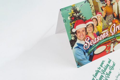 Send business holiday card to your customers.