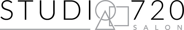 The final logo for Studio720 Salon.