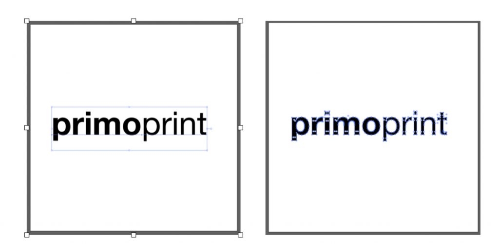 Outlining Fonts in Adobe Illustrator