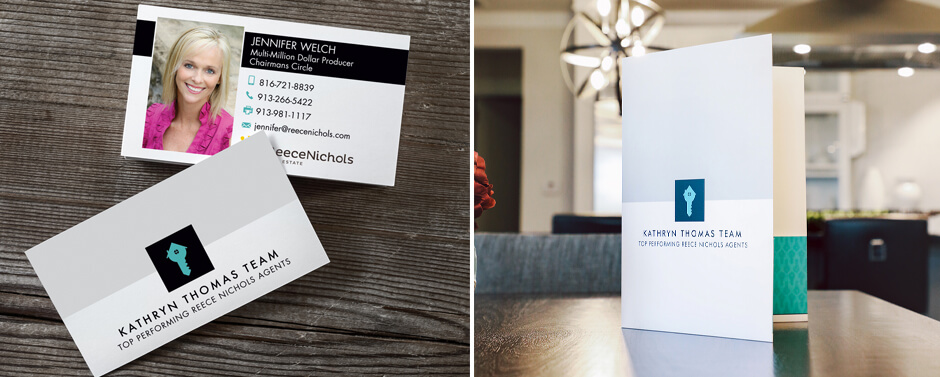 A great way to market your Real Estate properties can be done with business cards and brochures. 