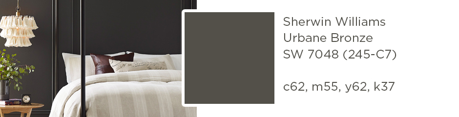 Sherwin Williams Urbane Bronze; c62, m55, y62, k37