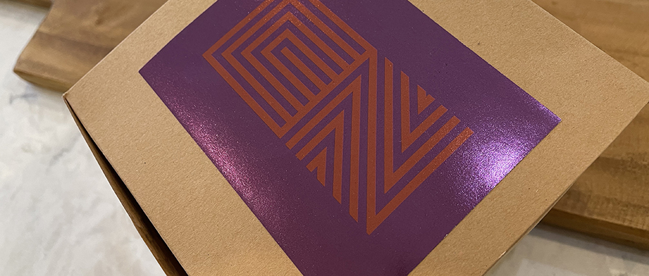 Glossy UV Inline Foil Sticker
