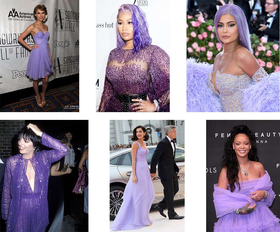 Celebrities are wearing Very Peri!