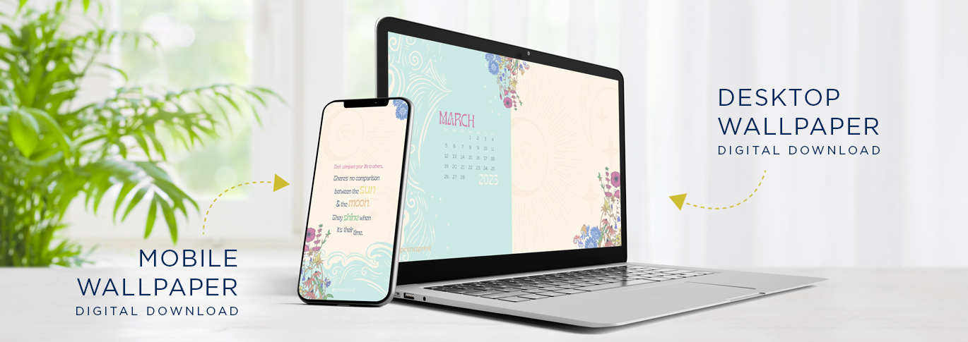 Beautiful March Wallpaper Download: Our Gift To You | Primoprint Blog