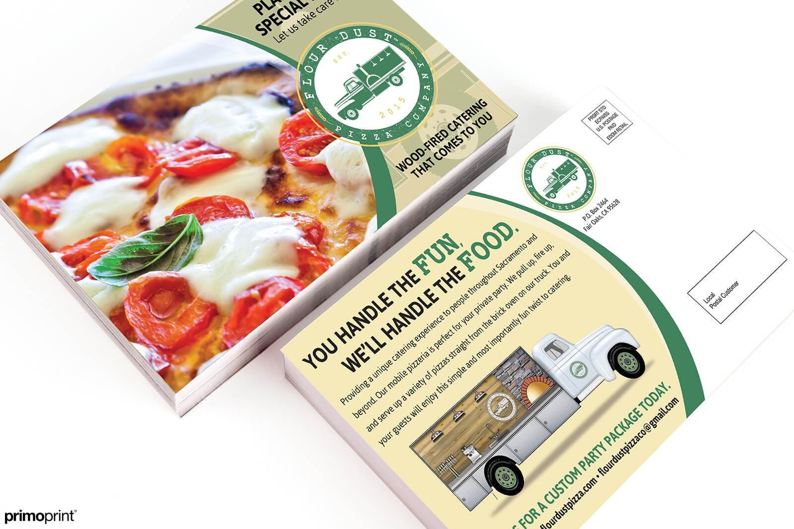 Premium EDDM® postcard can be printed on premium 16PT or 14PT paper stock. Reach new customers with EDDM®.