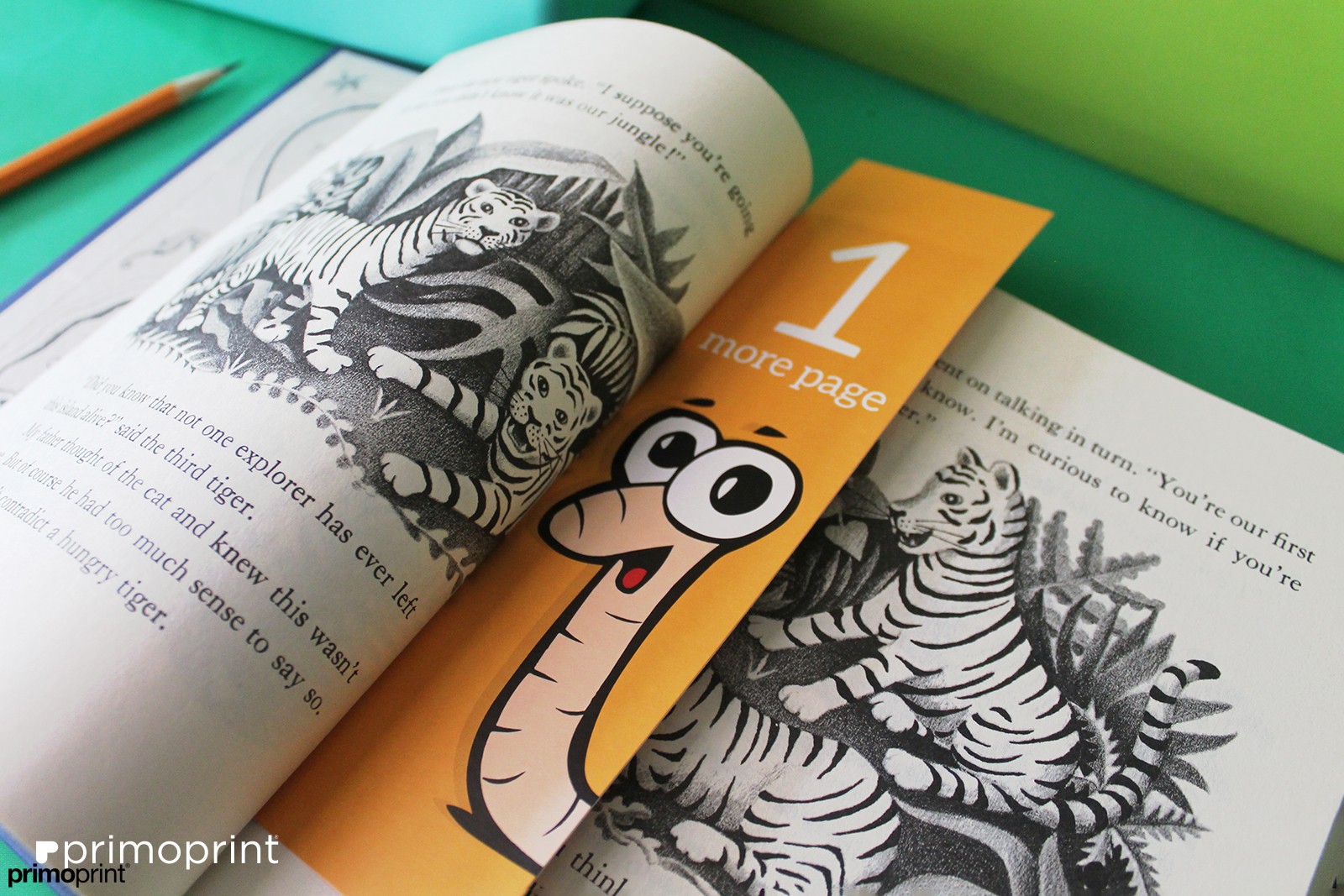 16PT Matte 2x8 bookmark designed by Primoprint.