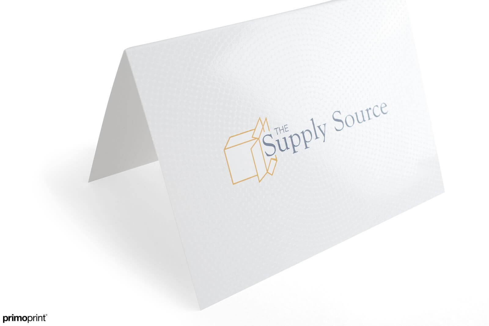 Elegant 16PT Silk Spot UV Greeting Card. Printed by Primoprint.