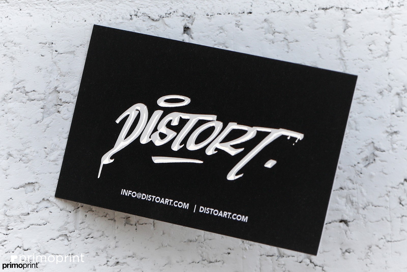 19pt Velvet Business Card, Raised Spot UV