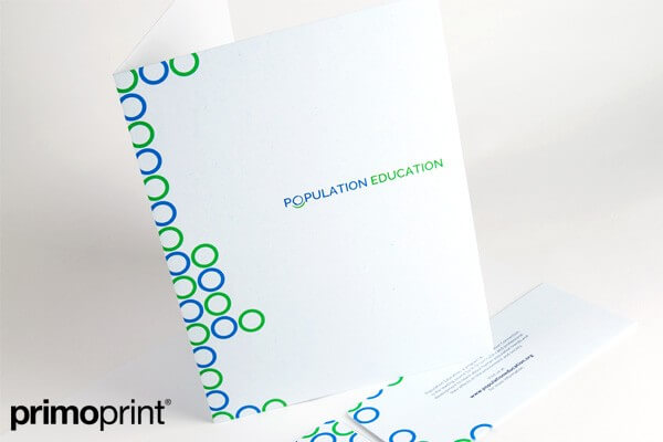 Smooth Uncoated Presentation Folder Printed by Primo Print