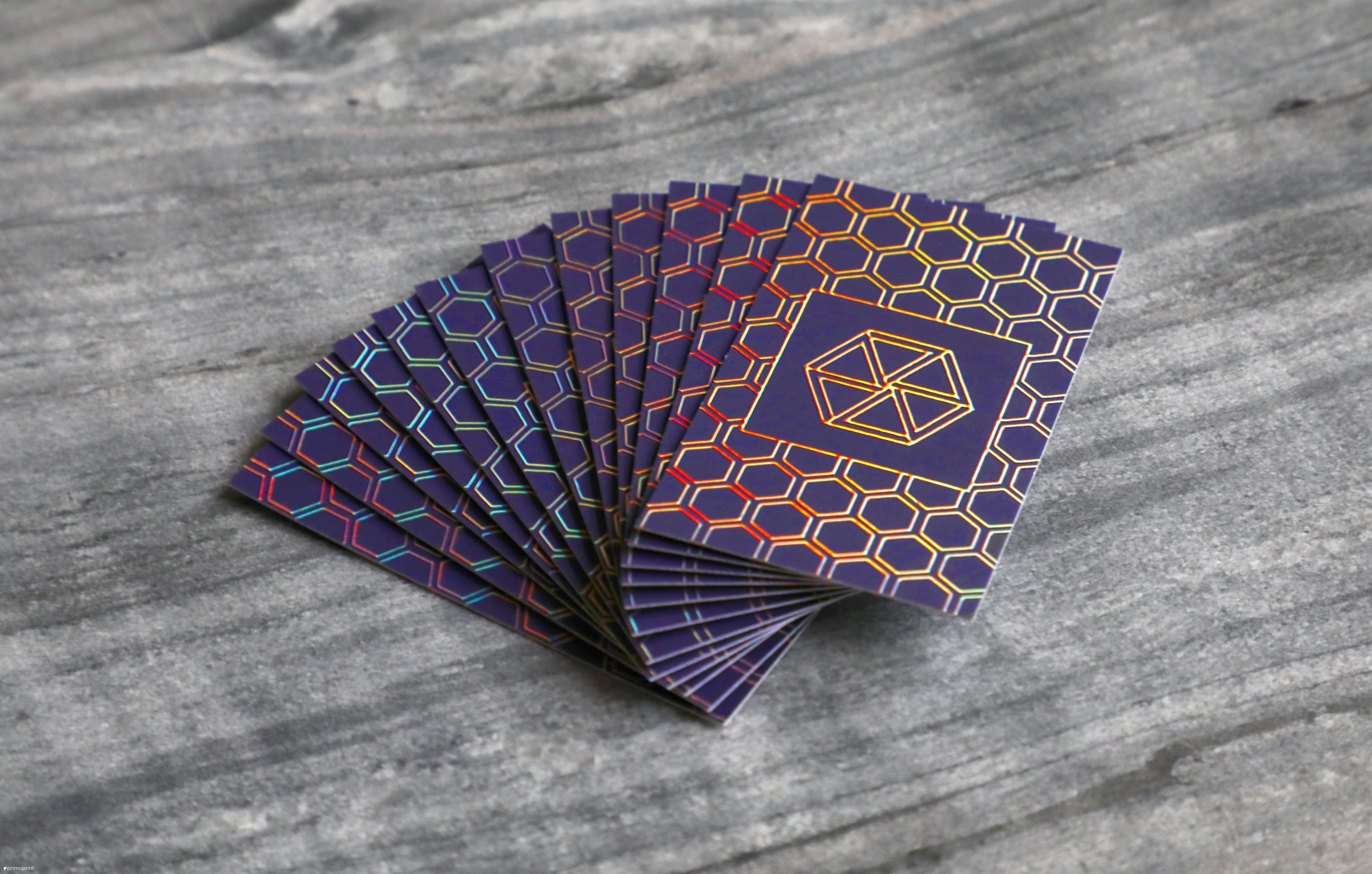 Demand attention with Holographic  Business Cards