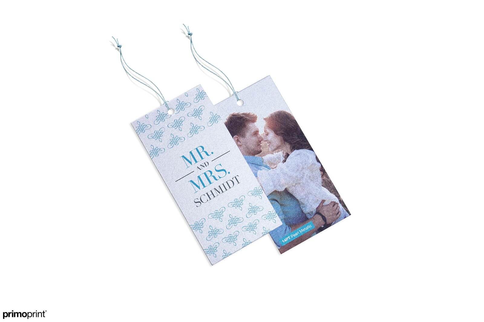 Pearl Metallic hang tags offers a slight shimmer with pearl fibers.