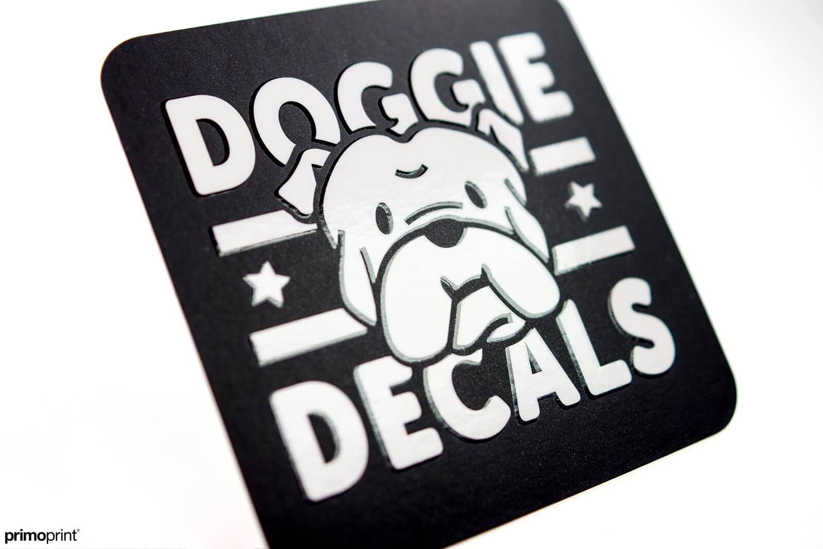 Custom Silk Square Business card