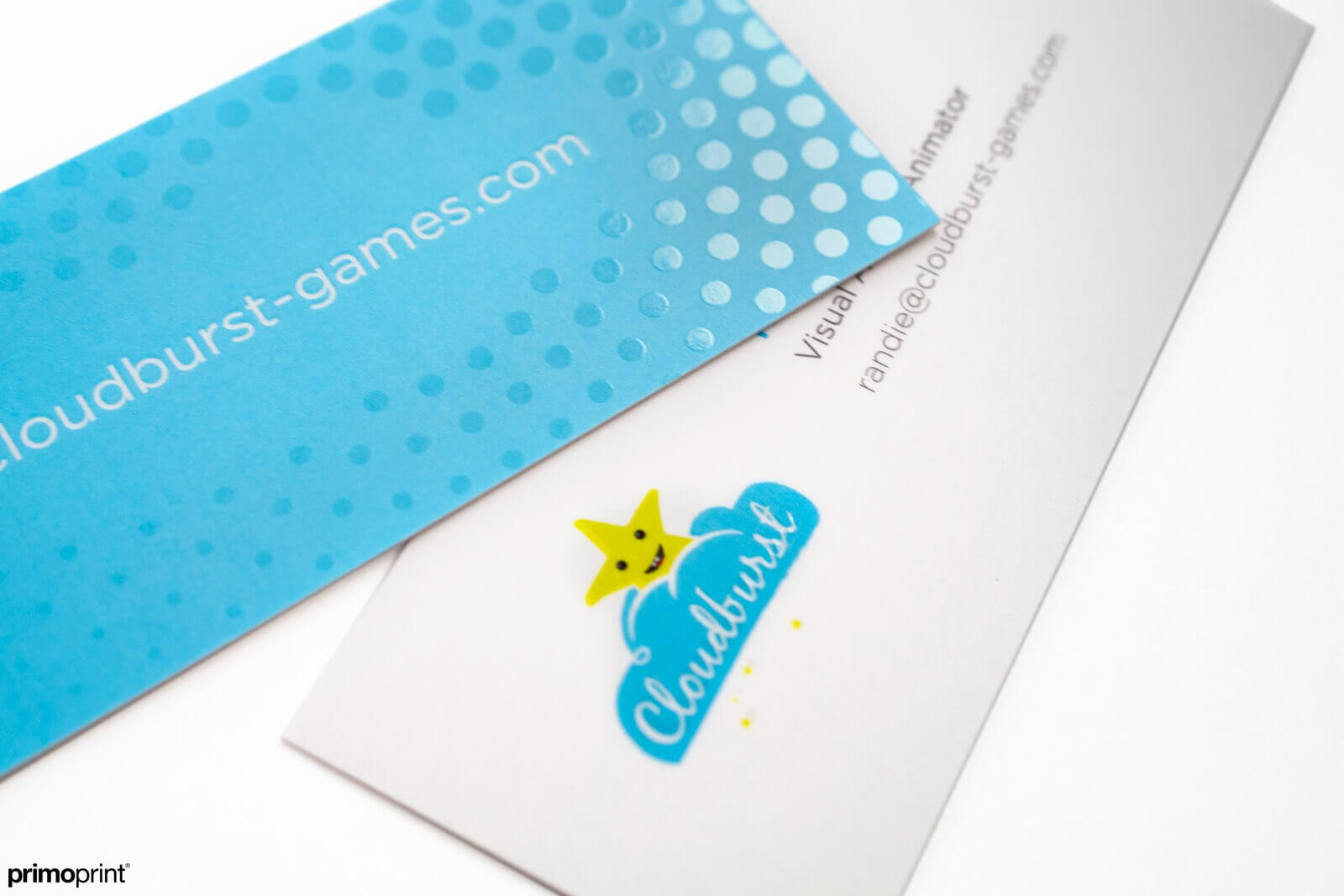 Slim Business Card with Spot UV.