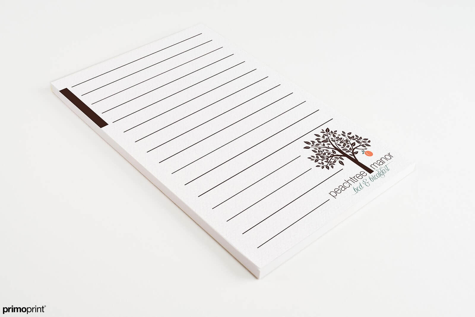 Smooth White Notepad designed and printed by Primoprint.