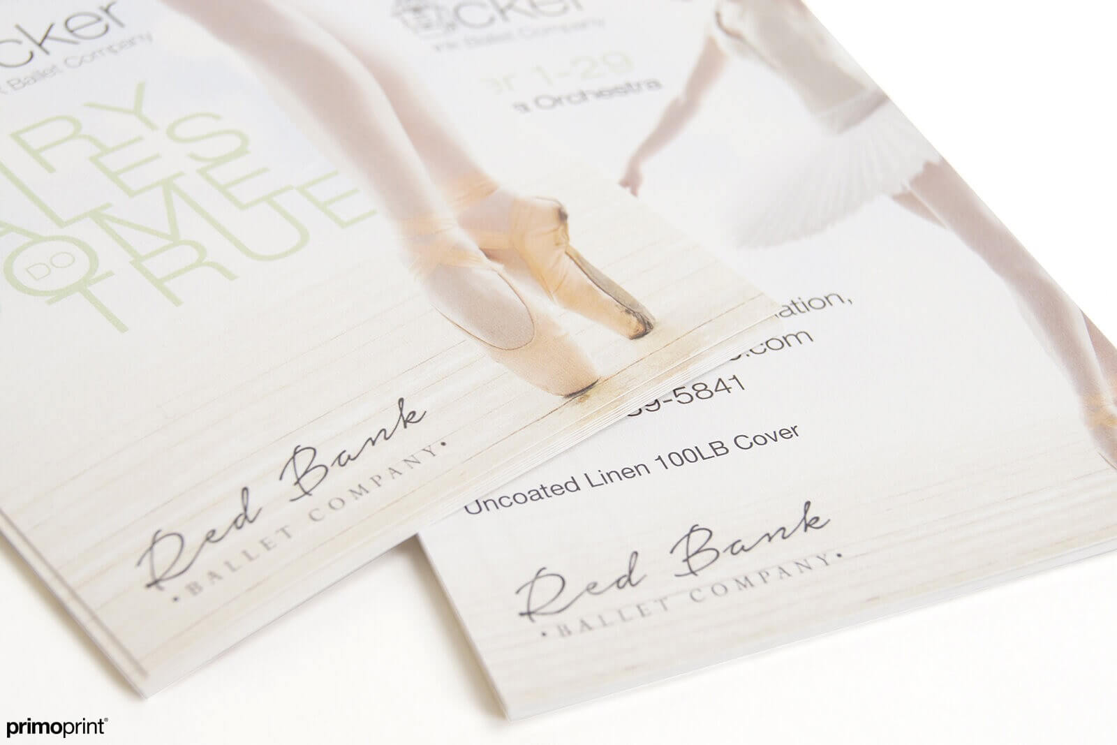 Uncoated Linen 100LB cover postcard designed by Primoprint.