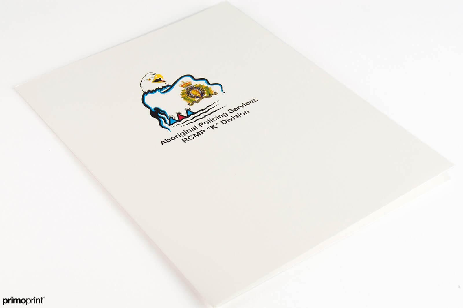 Glossy UV Coated Presentation Folder. Printed by Primoprint.